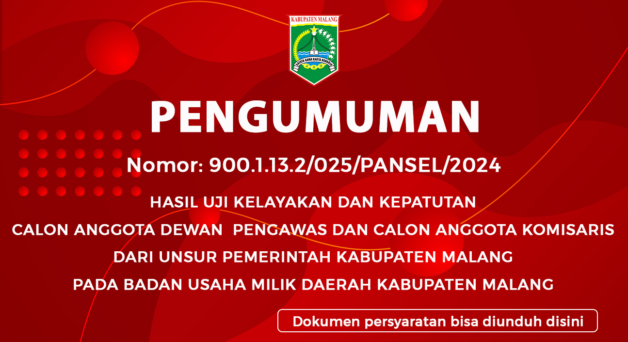 Pengumuman Hasil Seleksi Administrasi