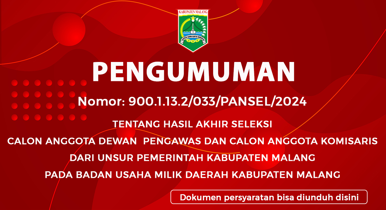 Pengumuman Hasil Seleksi Administrasi